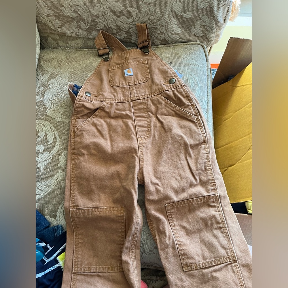 Carhartt overalls, flannel lined, 3T